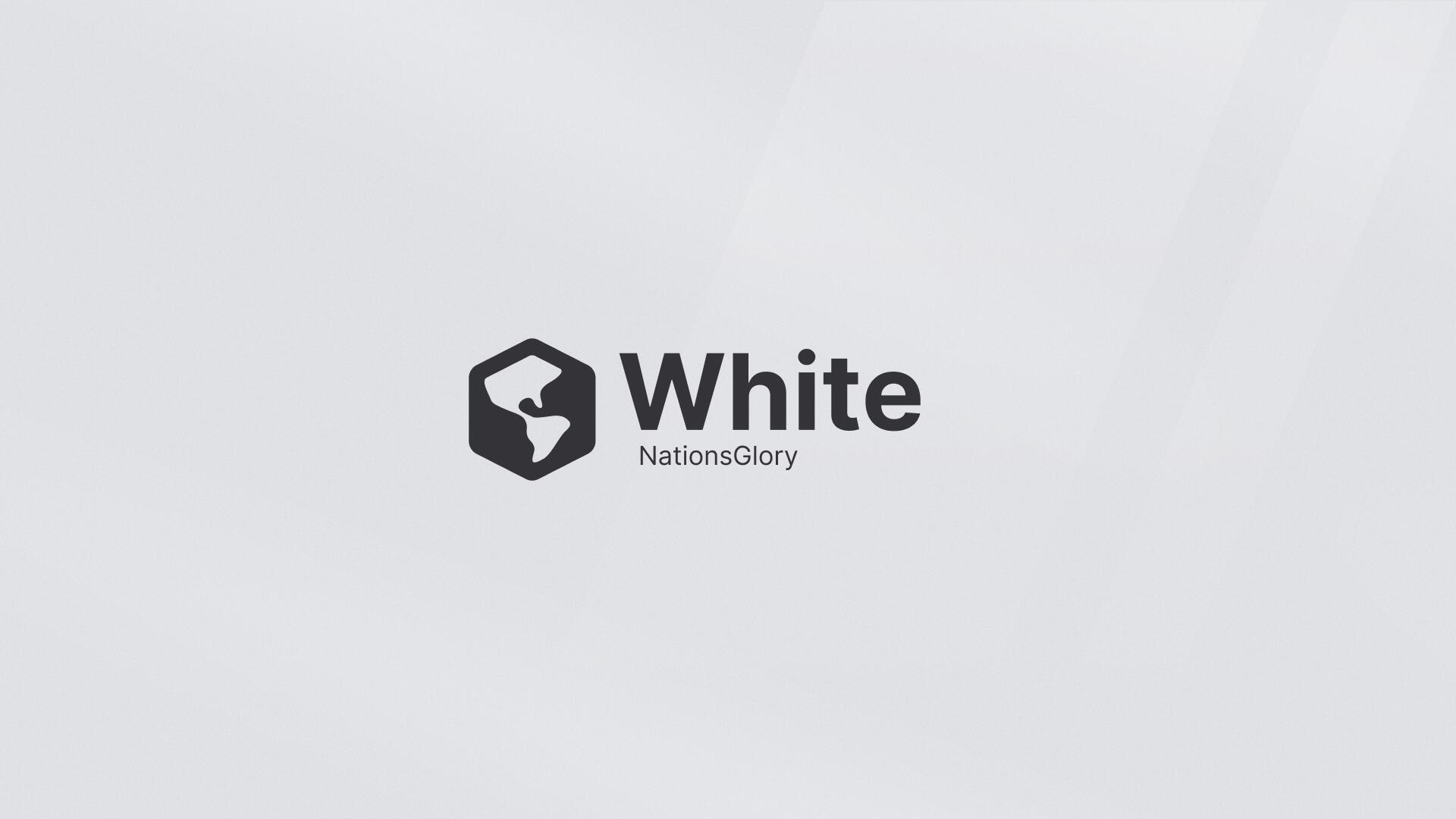 Discovery splash banner for NationsGlory White Discord server