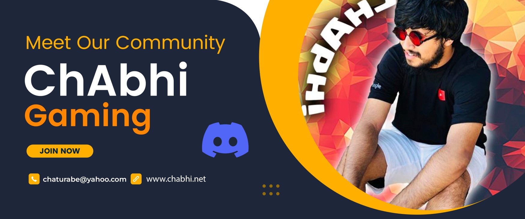 Discovery splash banner for 𝐂𝐡𝐀𝐛𝐡𝐢 𝐆𝐚𝐦𝐢𝐧𝐠 Discord server