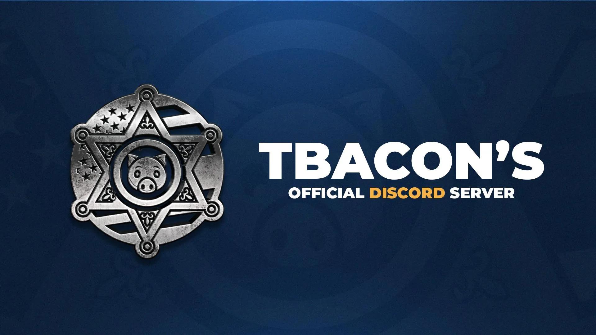 Discovery splash banner for Tbacon Discord server