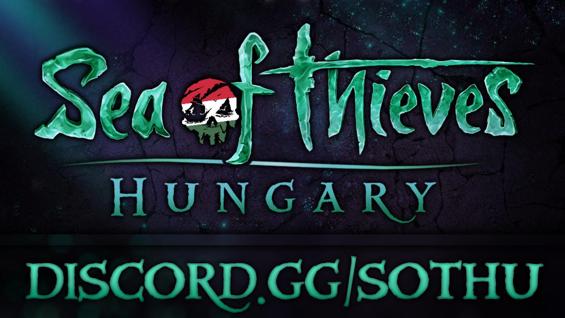 Discovery splash banner for Sea of Thieves Hungary Discord server