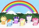 Discovery splash banner for Ponyville - good emoji and sticker Discord server