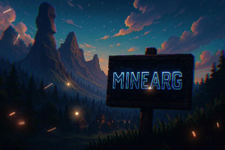 Discovery splash banner for MINEARG Discord server