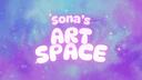Discovery splash banner for 🎨Sona's Art Space Discord server
