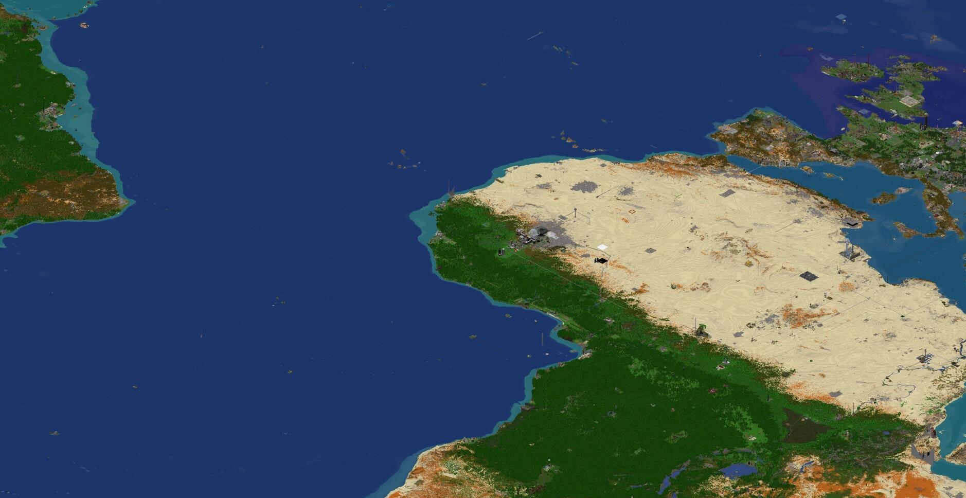 Discovery splash banner for EarthMC Live (EMCL) Ⓔ Discord server
