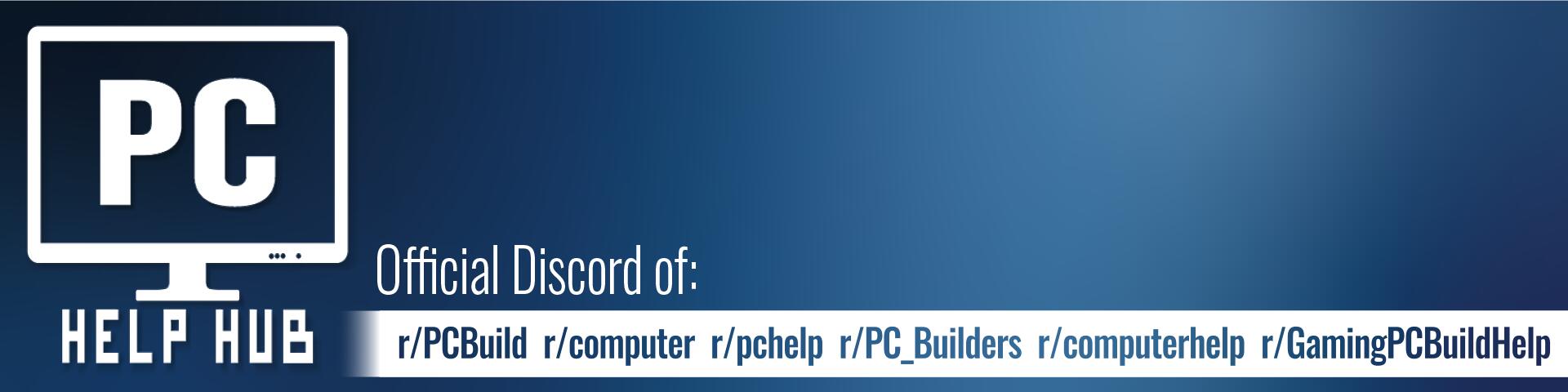 Discovery splash banner for PC Help Hub Discord server