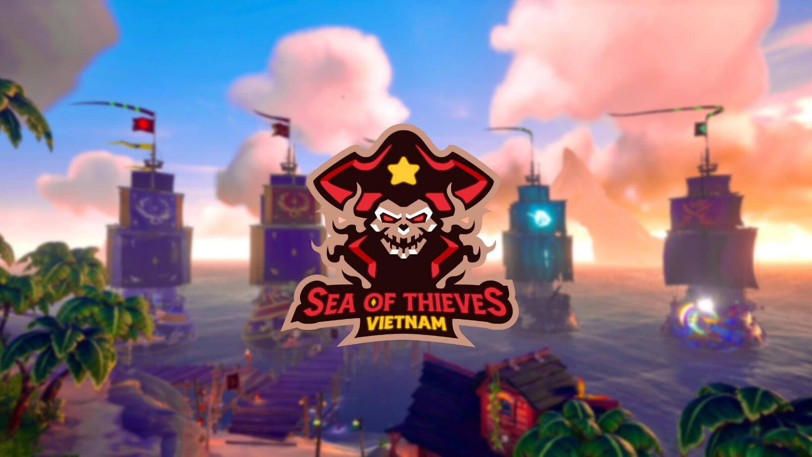 Discovery splash banner for Sea of Thieves Vietnam Discord server
