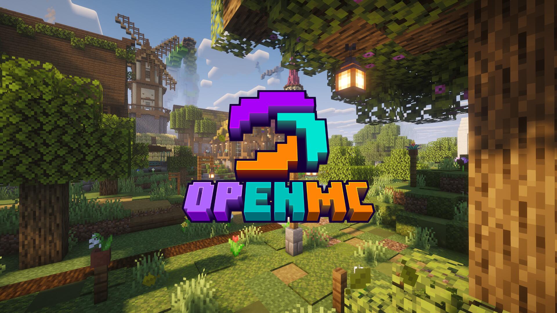 Discovery splash banner for OpenMC.net Discord server