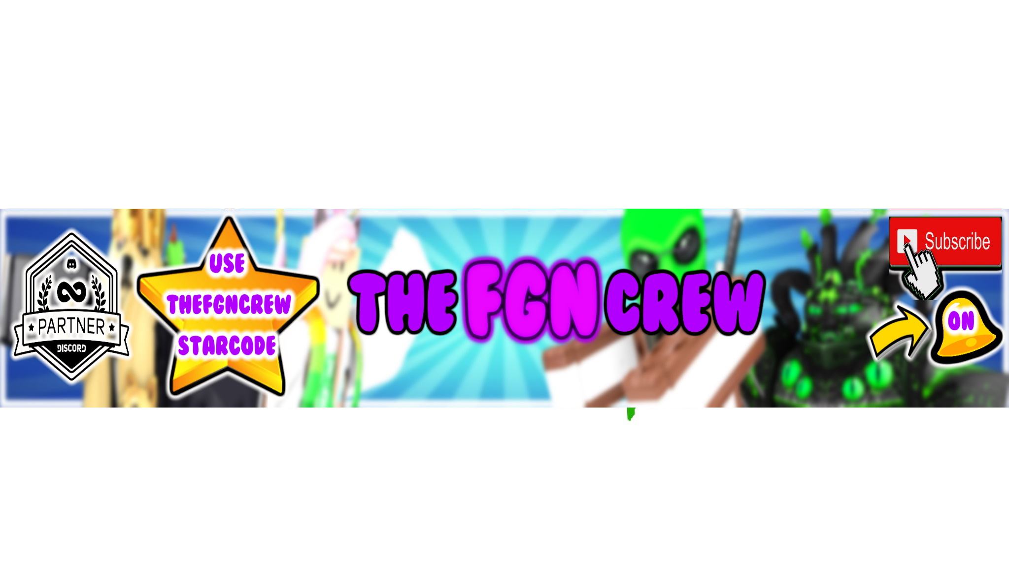Discovery splash banner for FGN Crew Discord Discord server