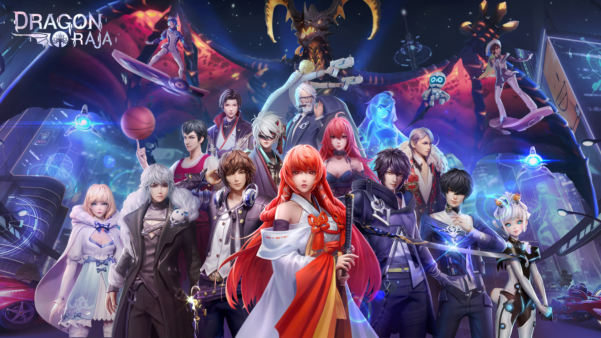 Discovery splash banner for Dragon Raja Discord server