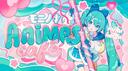 Discovery splash banner for Animes Café Discord server