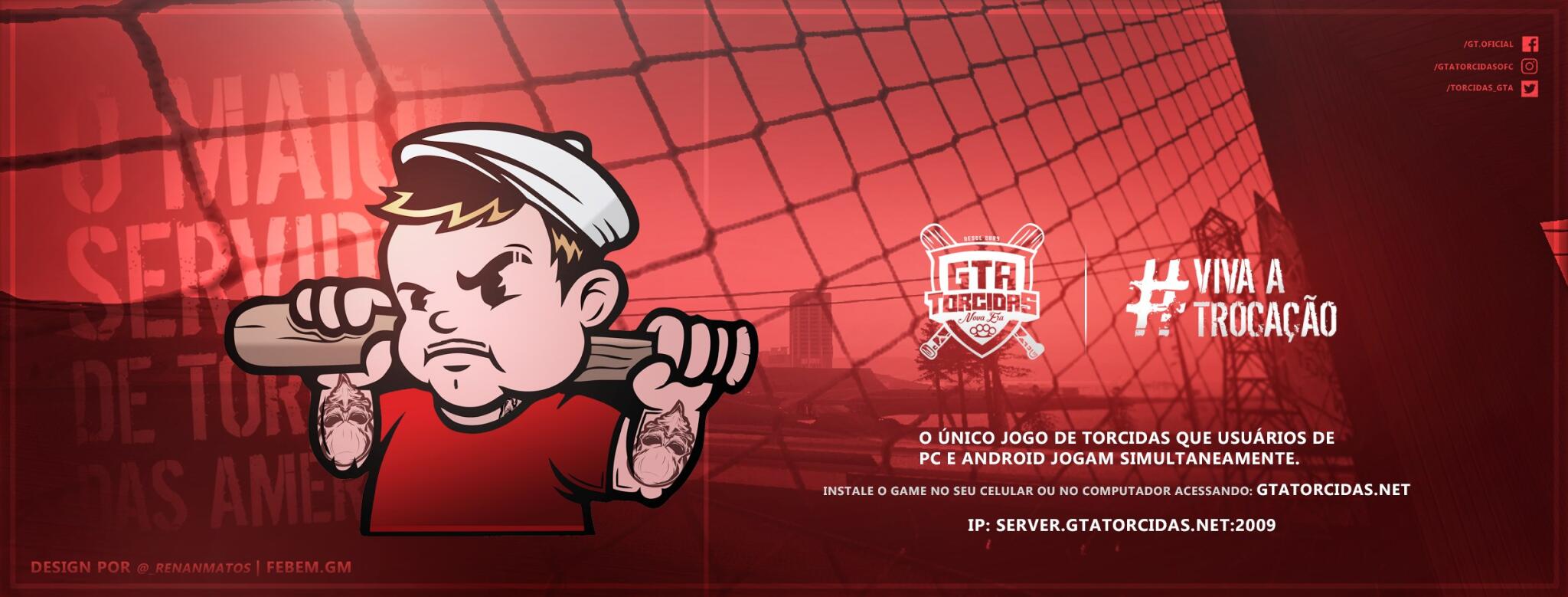 Discovery splash banner for GTA TORCIDAS - OFICIAL Discord server