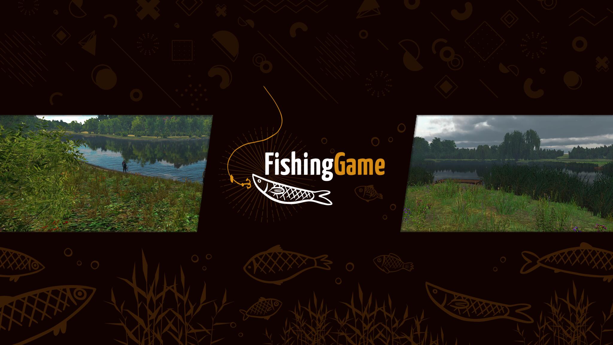 Discovery splash banner for FishingGame Discord server