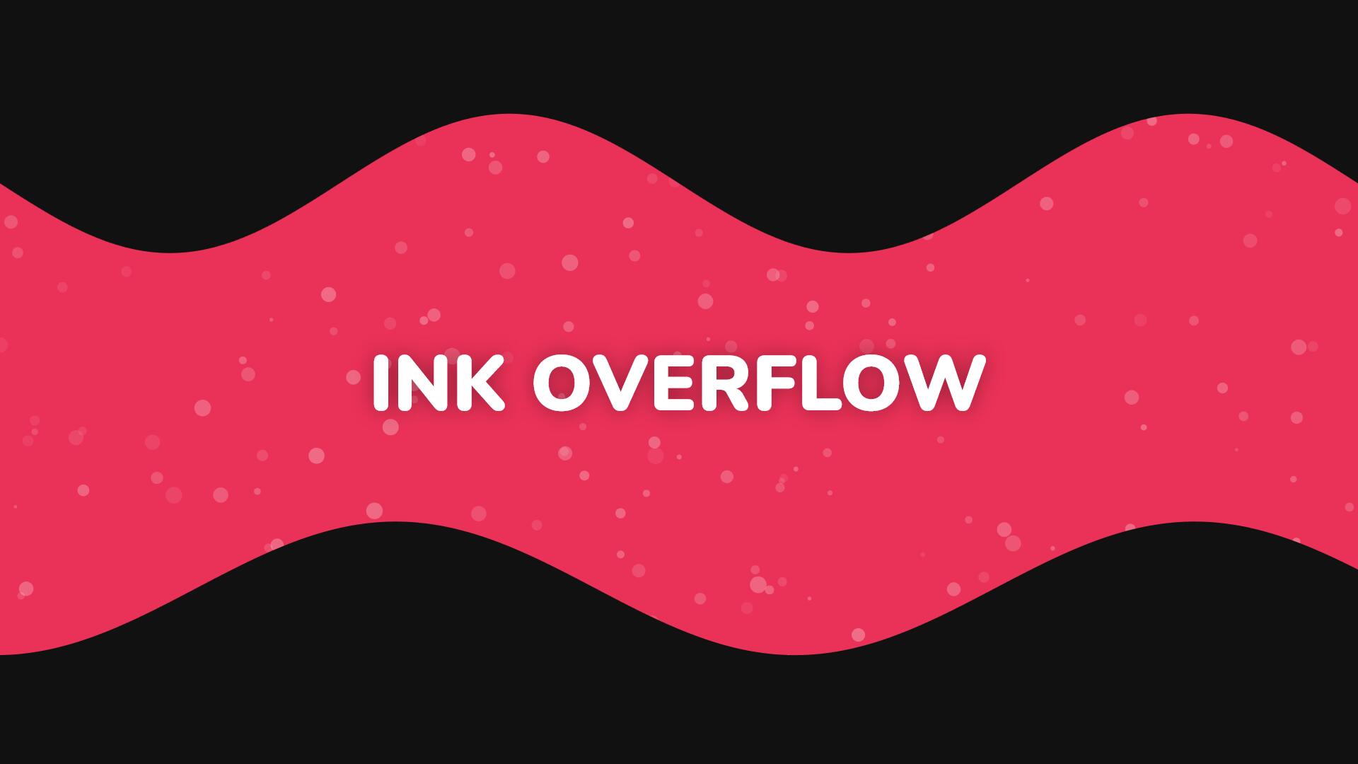 Discovery splash banner for Ink Overflow Discord server