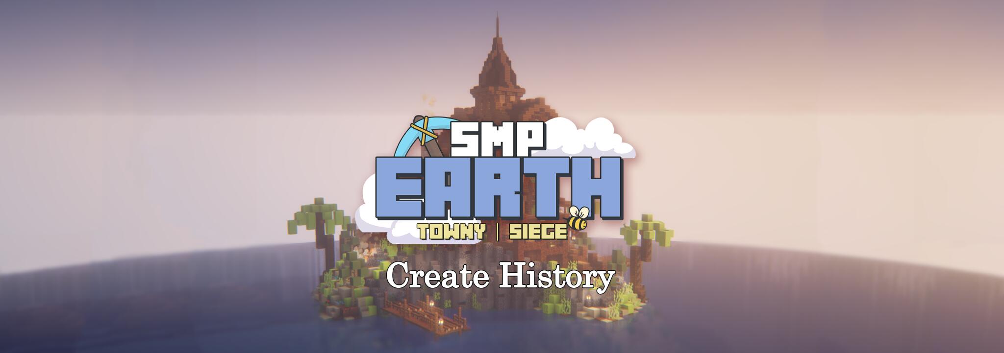 Discovery splash banner for SMPEarth Official Discord server