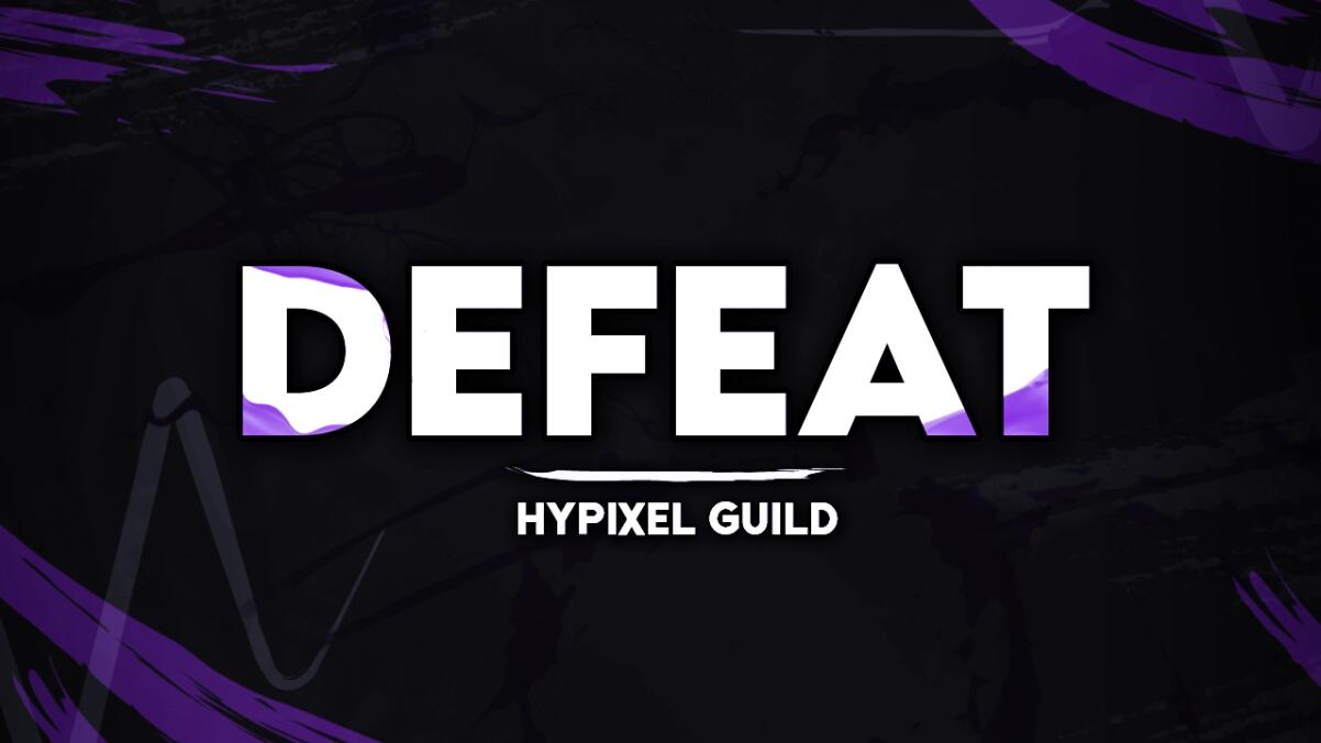 Discovery splash banner for Defeat Discord server