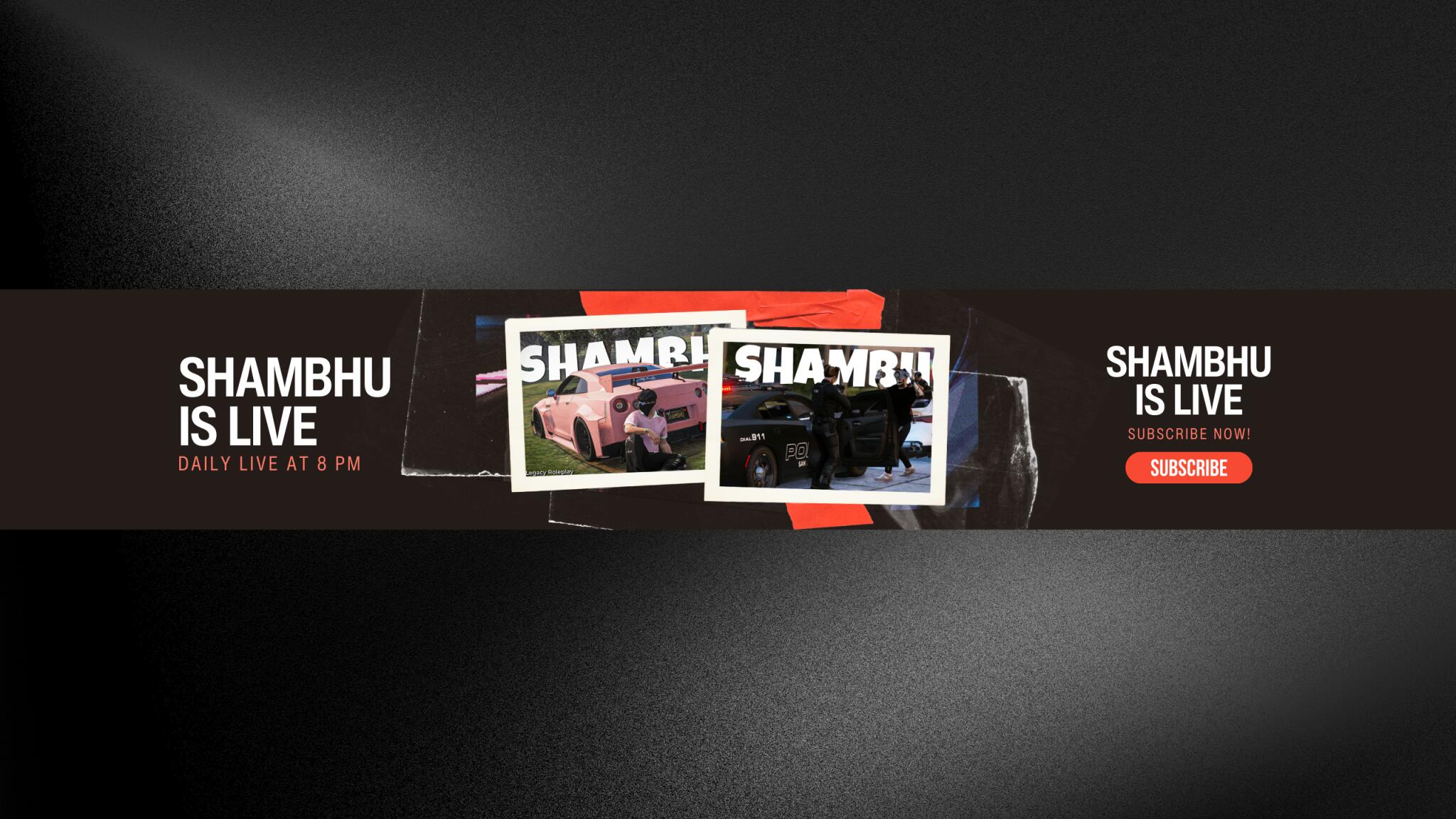 Discovery splash banner for Shambhu Is Live Discord server