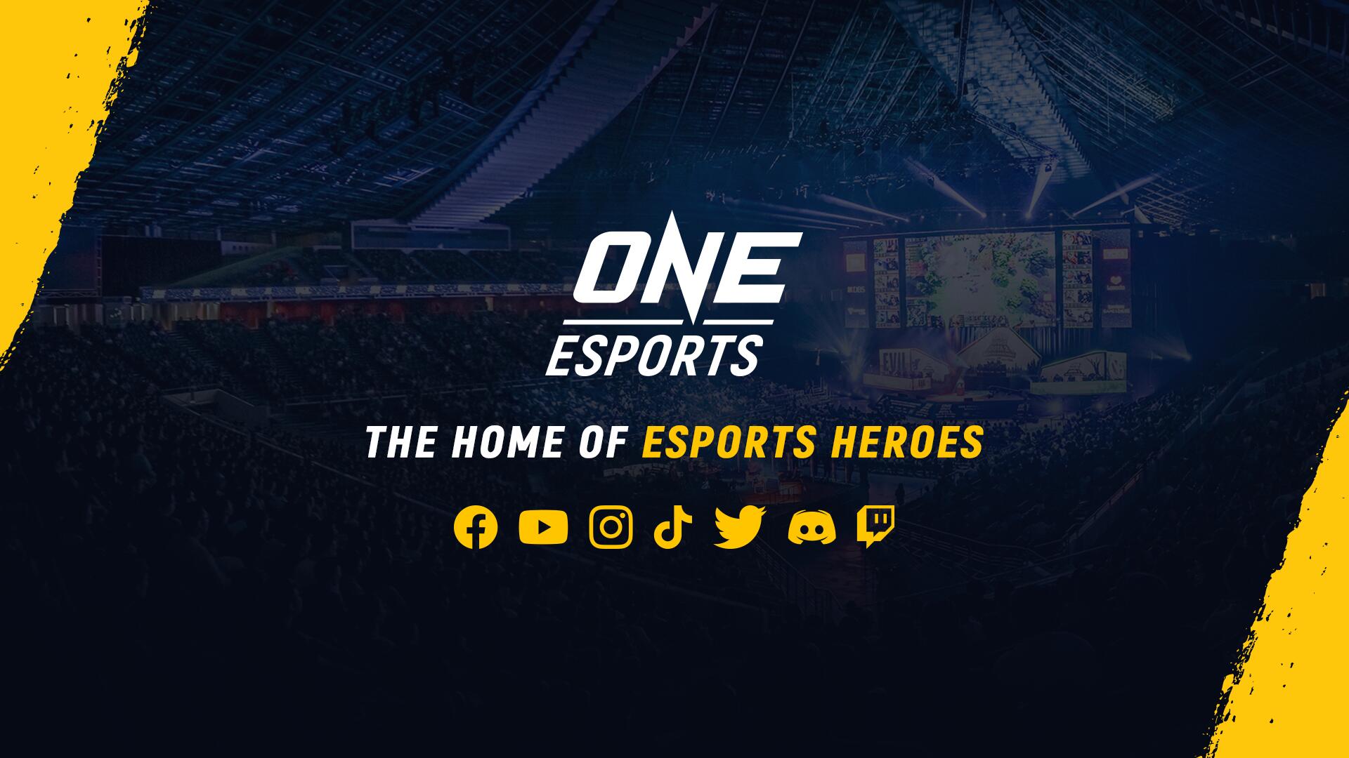 Discovery splash banner for ONE Esports Discord server