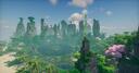 Discovery splash banner for MineSky Discord server
