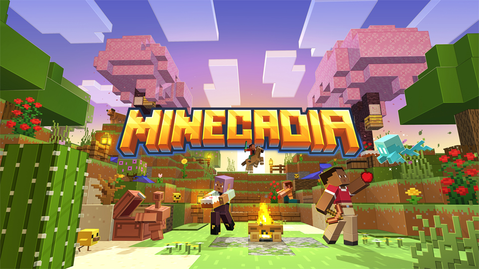 Discovery splash banner for Minecadia Discord server
