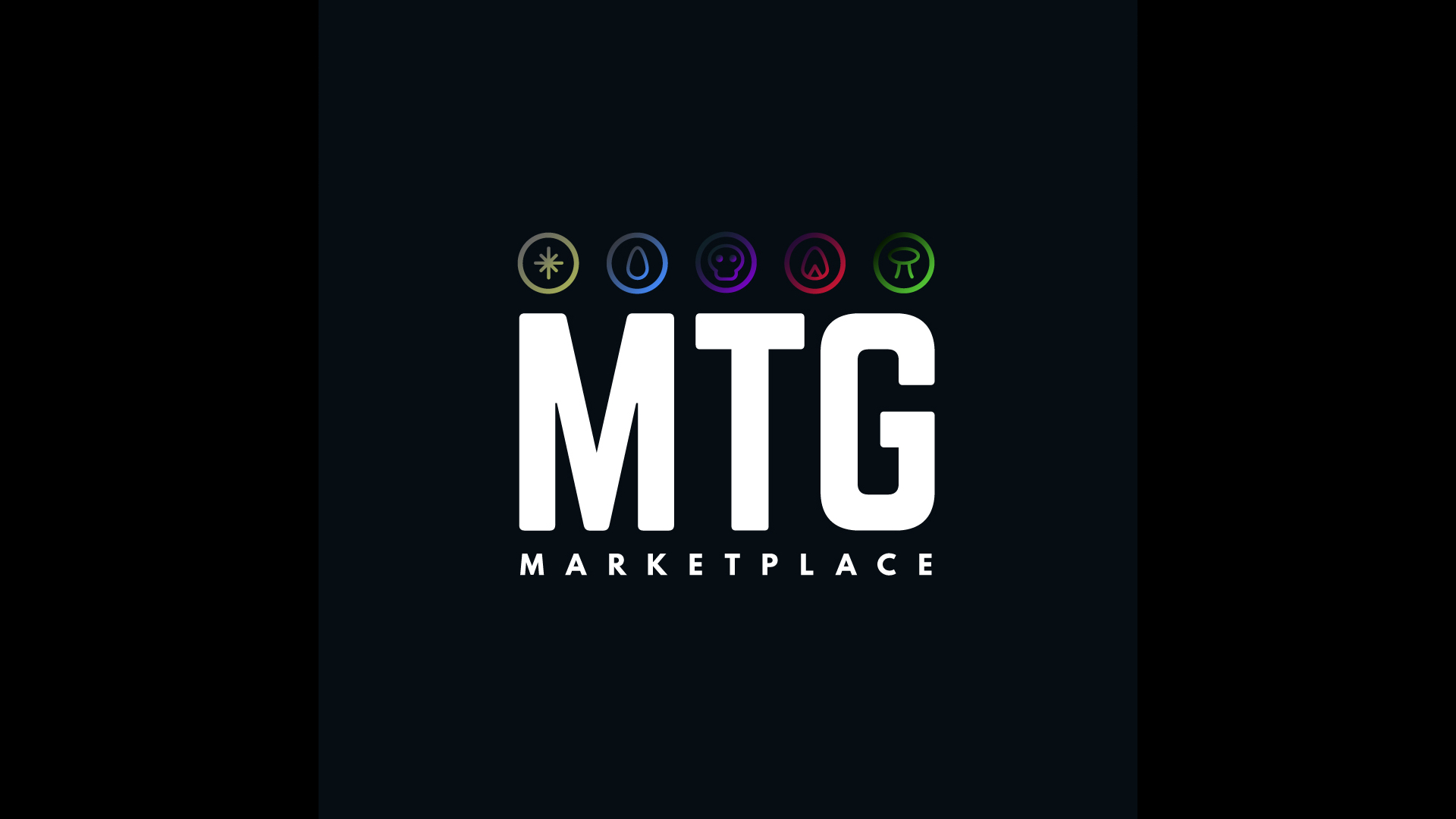 Discovery splash banner for MTG Marketplace Discord server