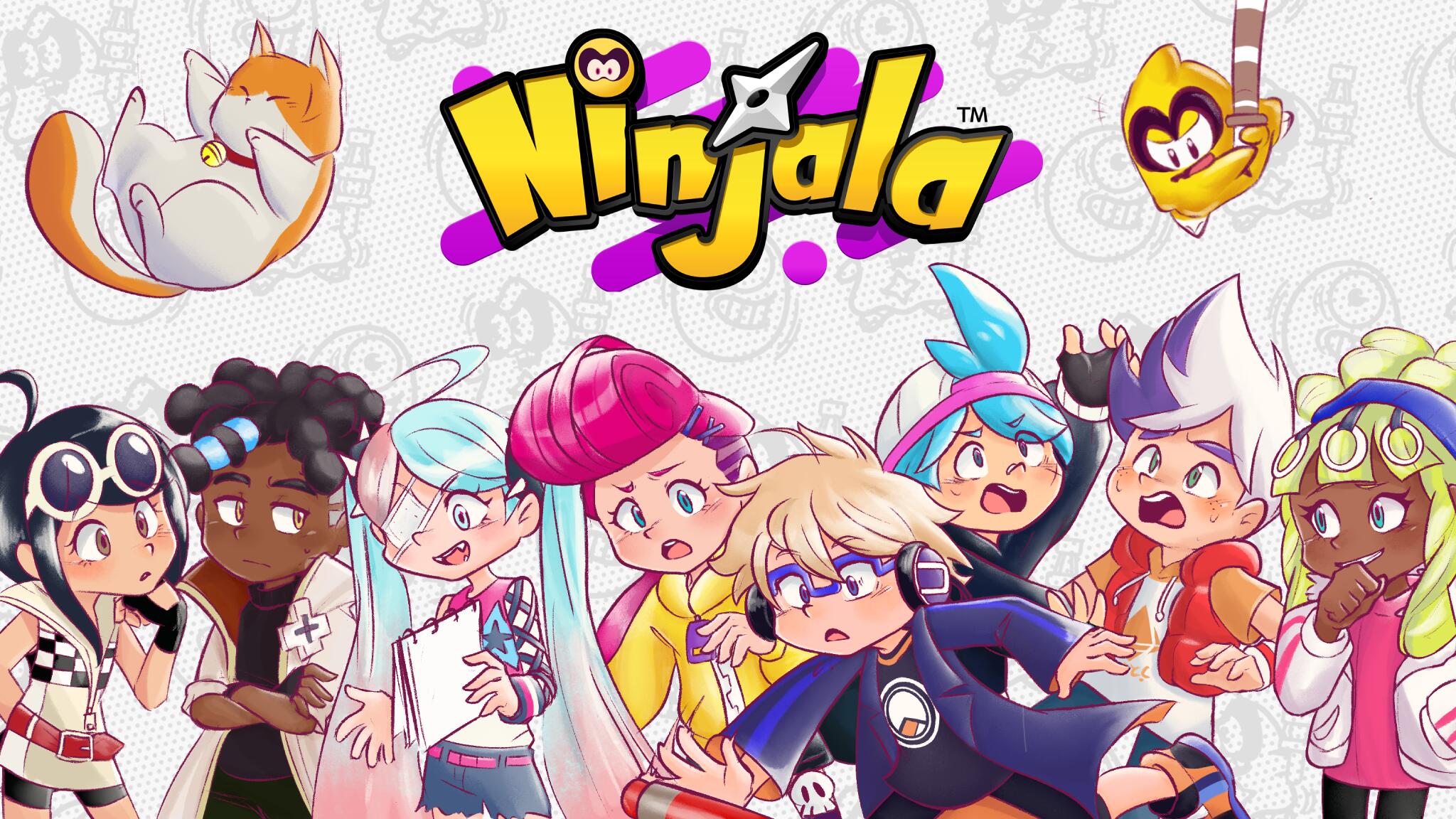 Discovery splash banner for Ninjala Community Discord server