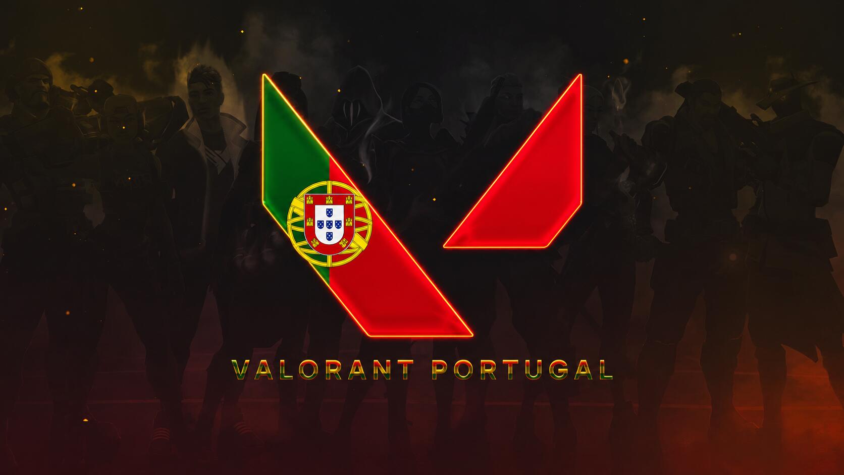 Discovery splash banner for VALORANT POR Discord server