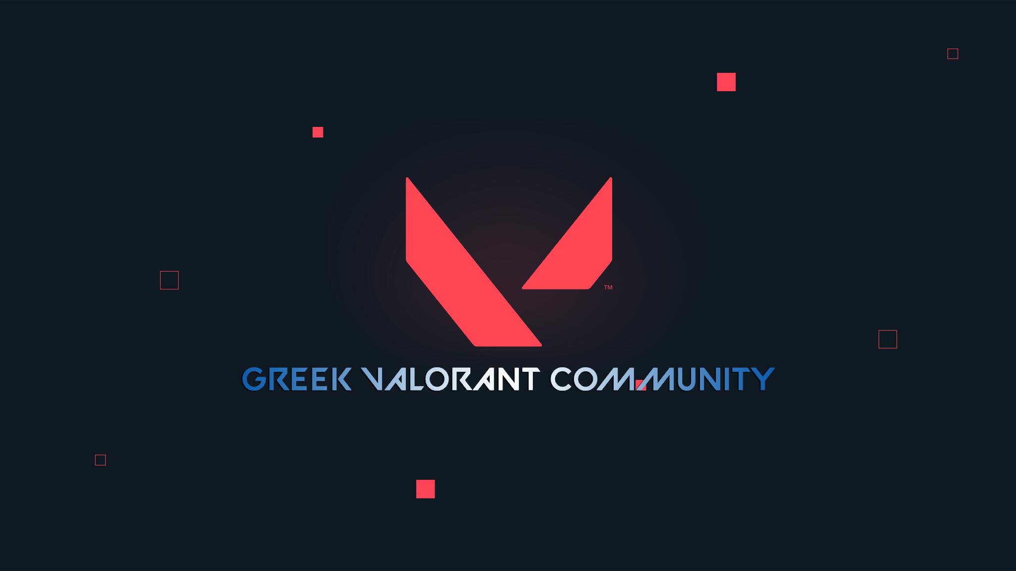 Discovery splash banner for Greek Valorant Community Discord server