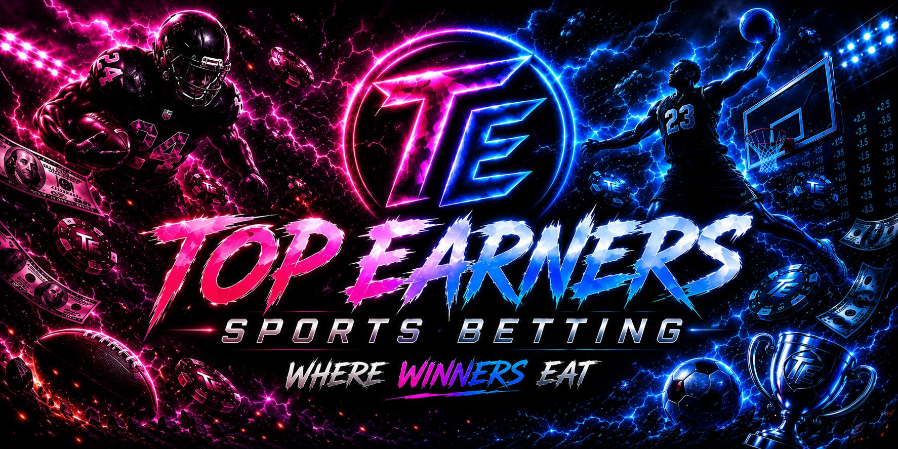 Discovery splash banner for Top Earners Discord server