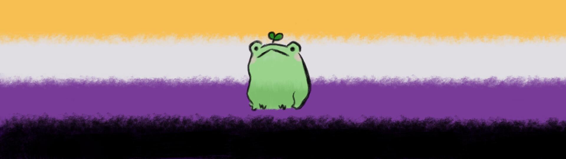 Discovery splash banner for Enby_eautiful Discord server