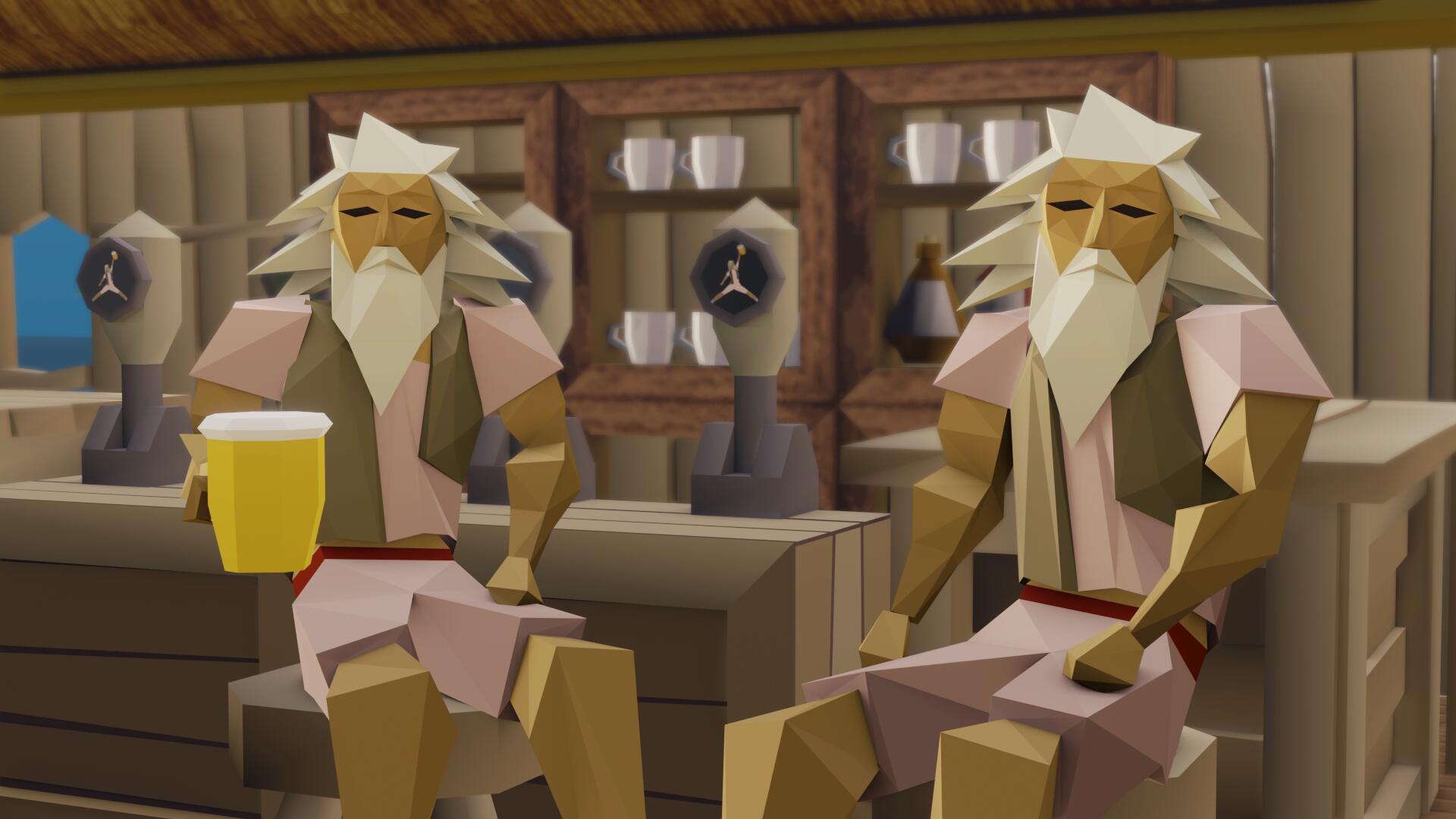 Discovery splash banner for Drunken Apes Discord server