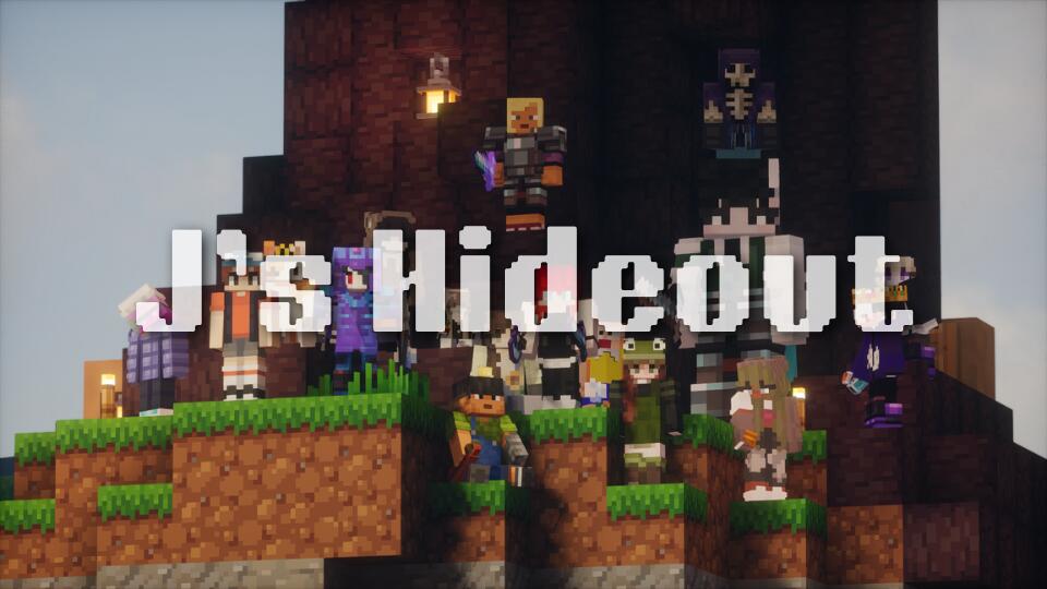 Discovery splash banner for J's Hideout Discord server