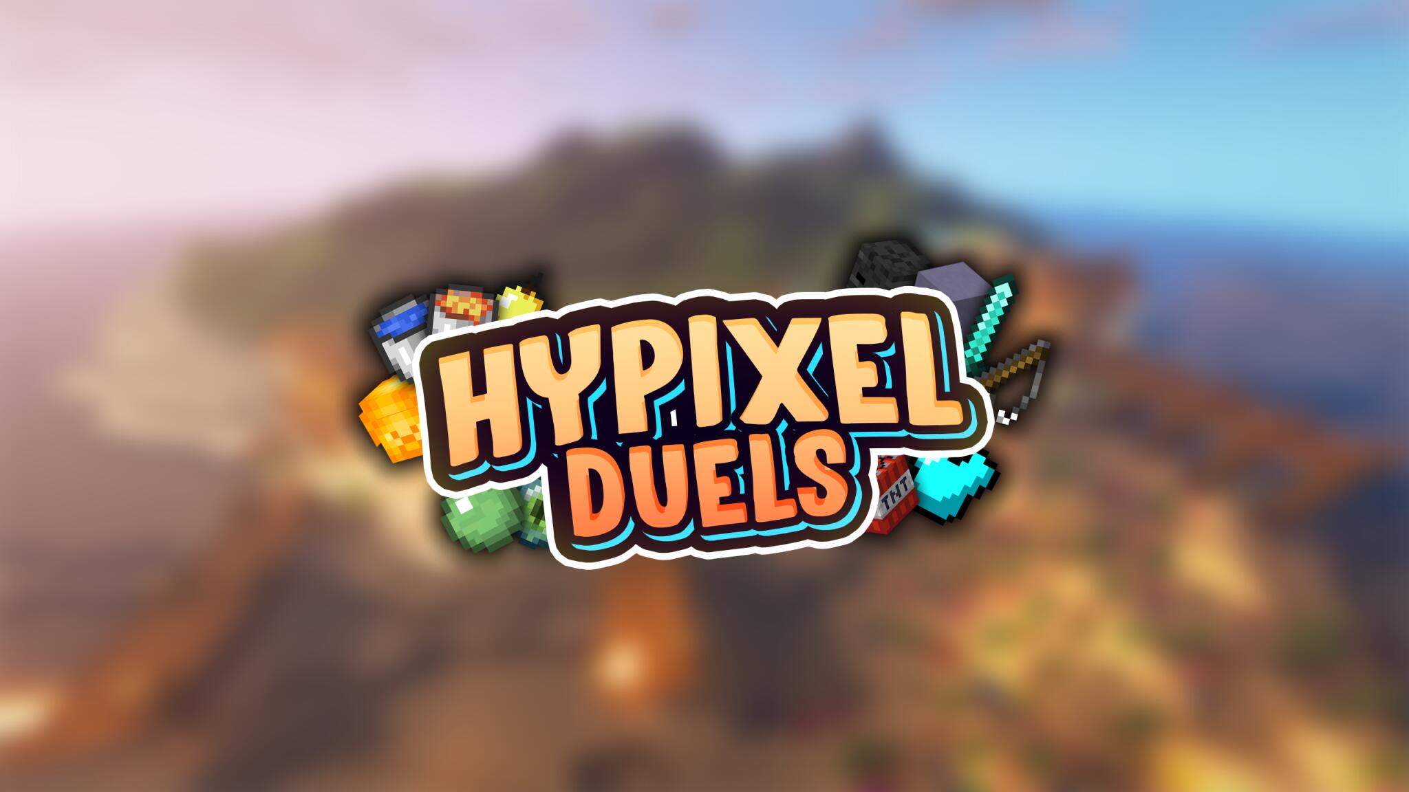 Discovery splash banner for Hypixel Duels Discord server