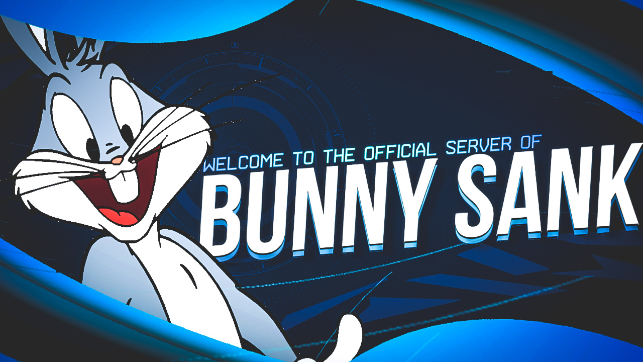 Discovery splash banner for Bunny Sank Discord server