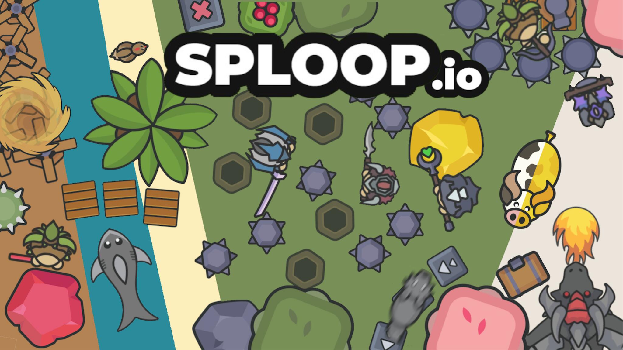 Discovery splash banner for Sploop.io Discord server