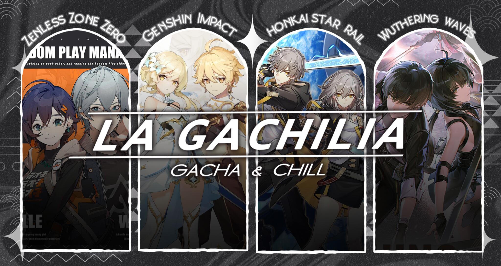 Discovery splash banner for La Gachilia ✦ Discord server