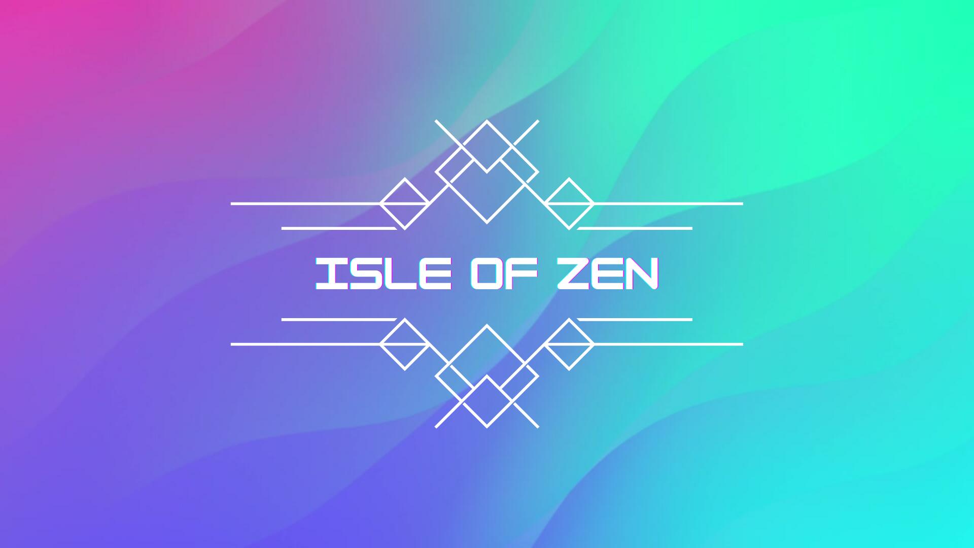 Discovery splash banner for Isle of Zen Discord server