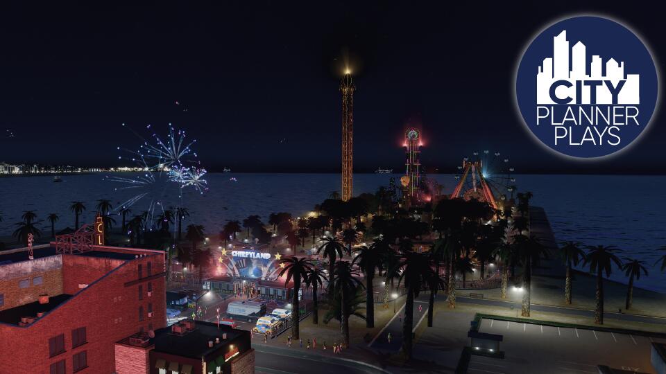Discovery splash banner for City Planner Plays Discord server