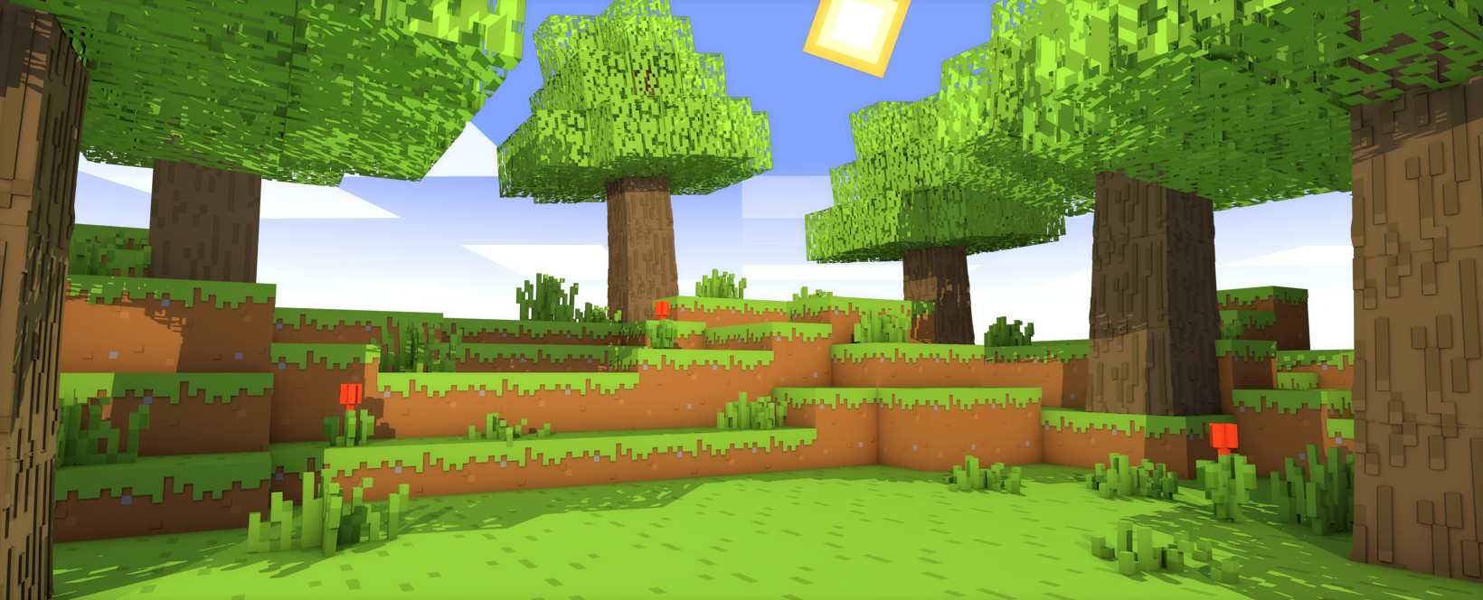 Discovery splash banner for Vanilla Realms Minecraft SMP Discord server