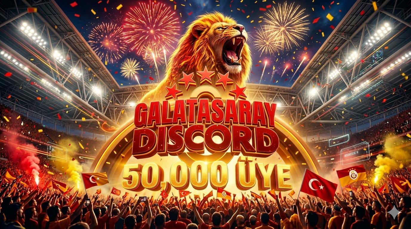 Discovery splash banner for Galatasaray #Ş4MPİYON Discord server