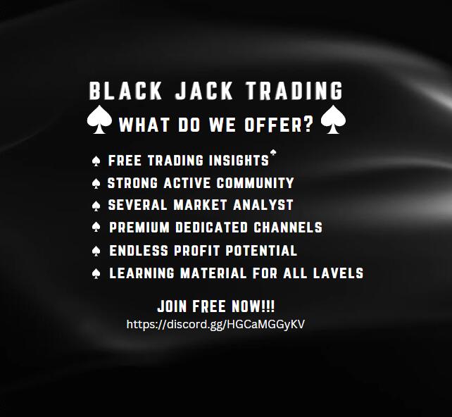 Discovery splash banner for BlackJackTrading Discord server