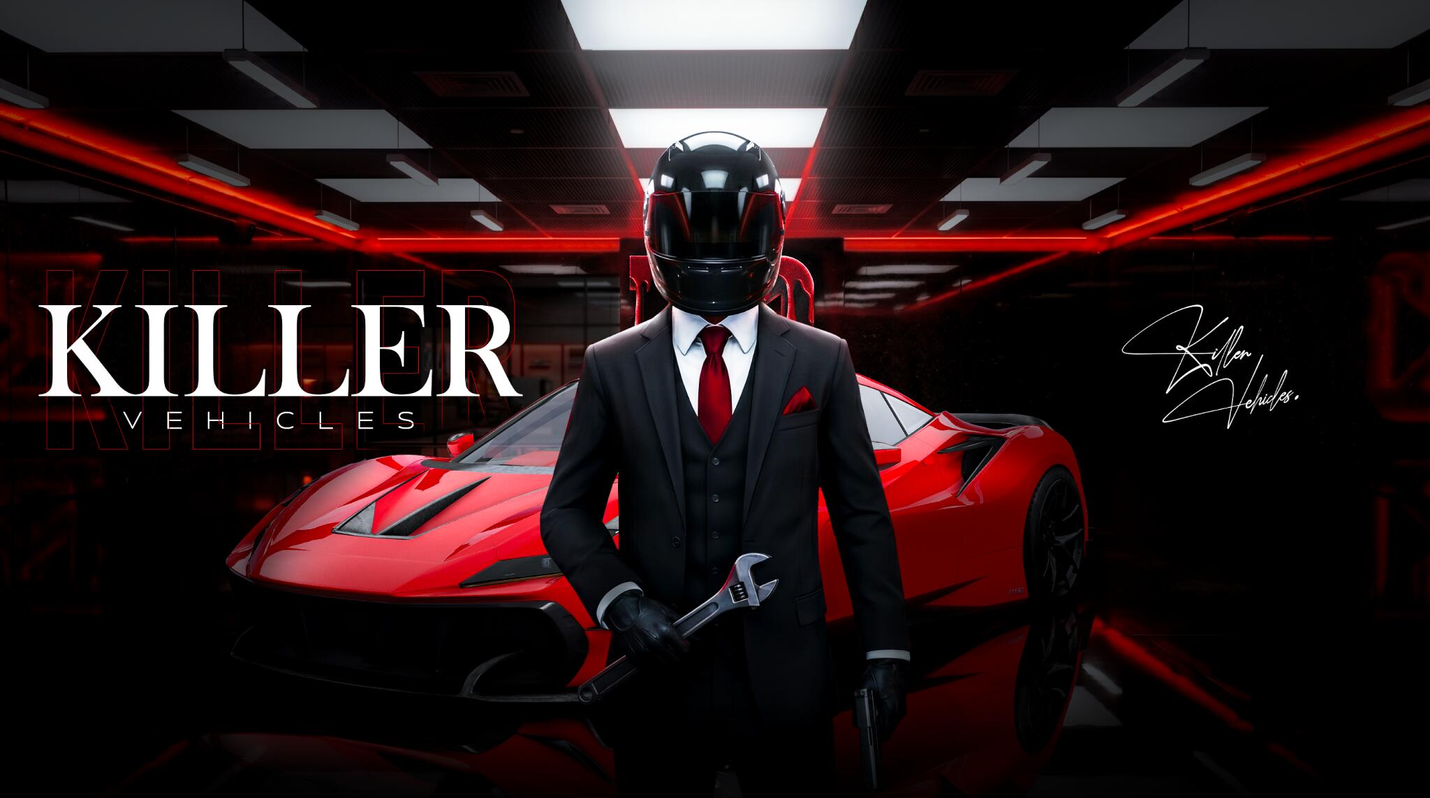Discovery splash banner for KillerVehicles Discord server