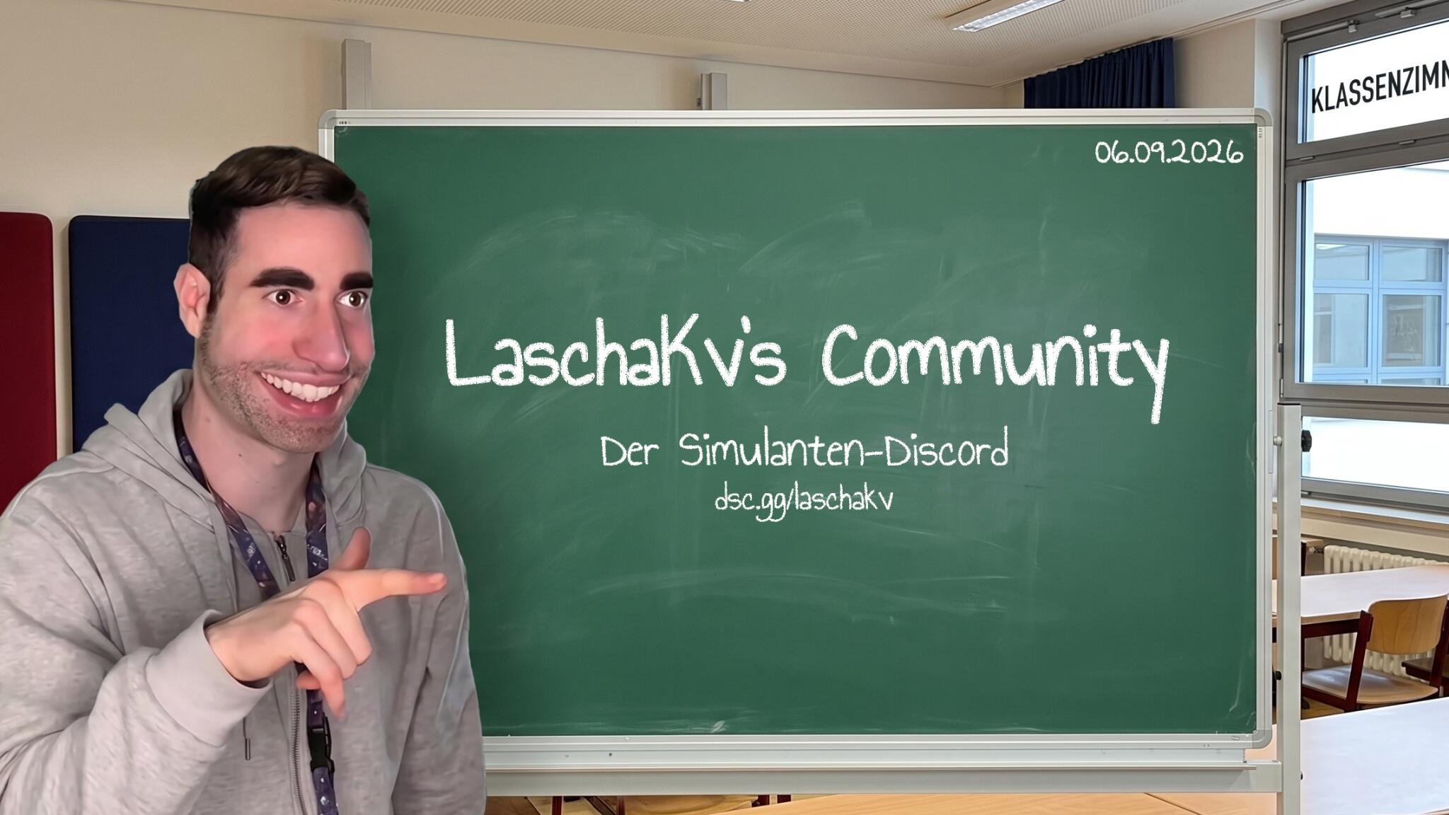 Discovery splash banner for LaschaKv’s Community Discord server