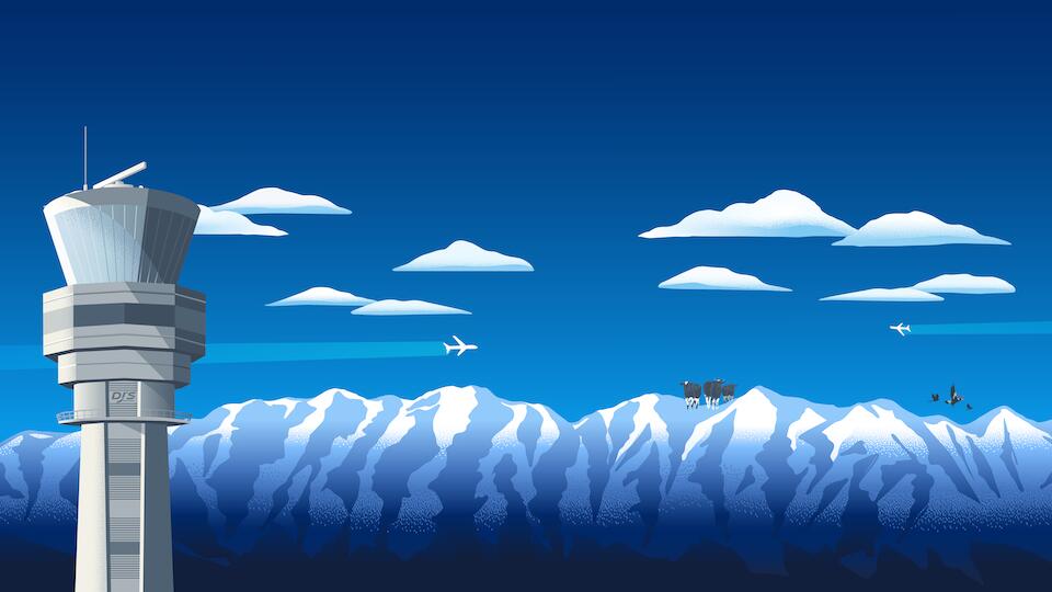 Discovery splash banner for Dj's Aviation Discord server