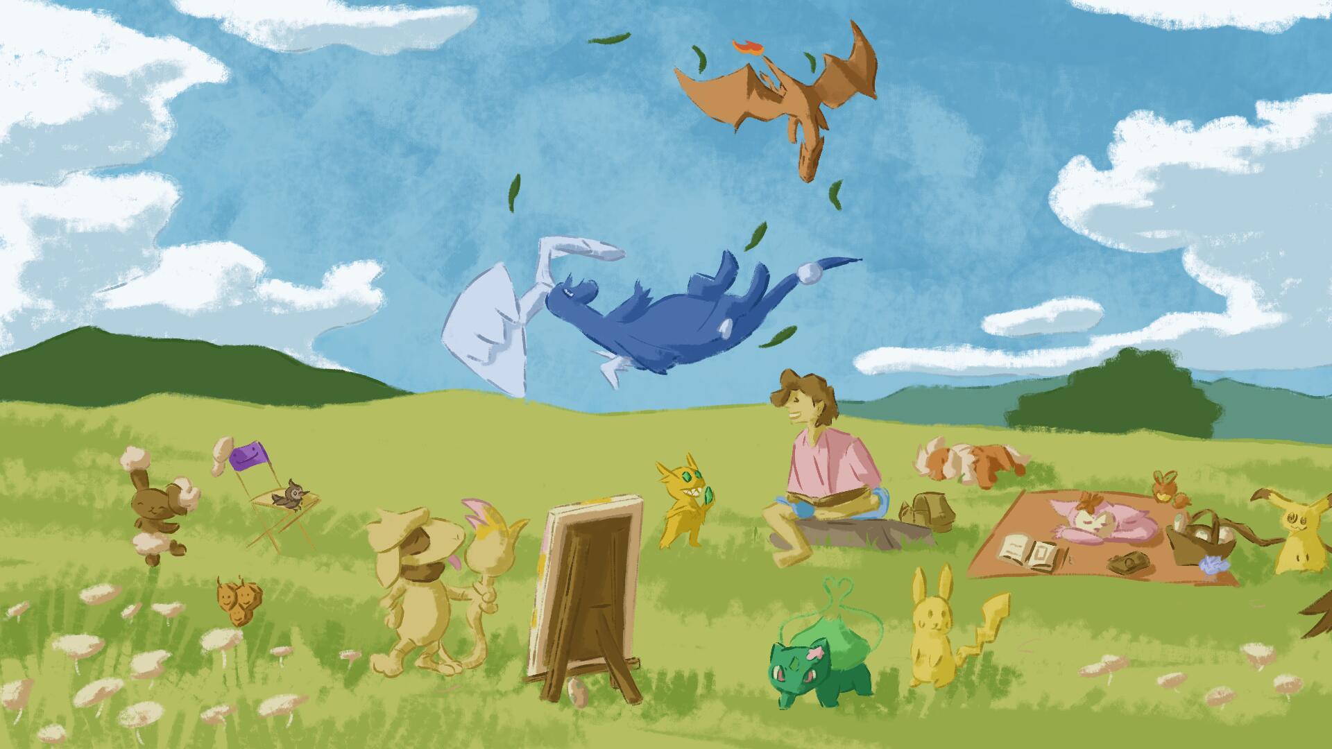 Discovery splash banner for Poké Daxi Discord server