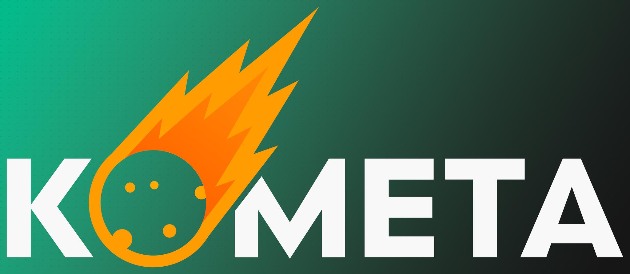 Discovery splash banner for Kometa Discord server