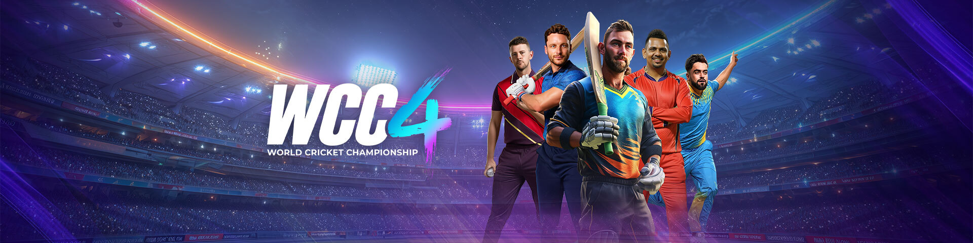 Discovery splash banner for World Cricket Championship Discord server
