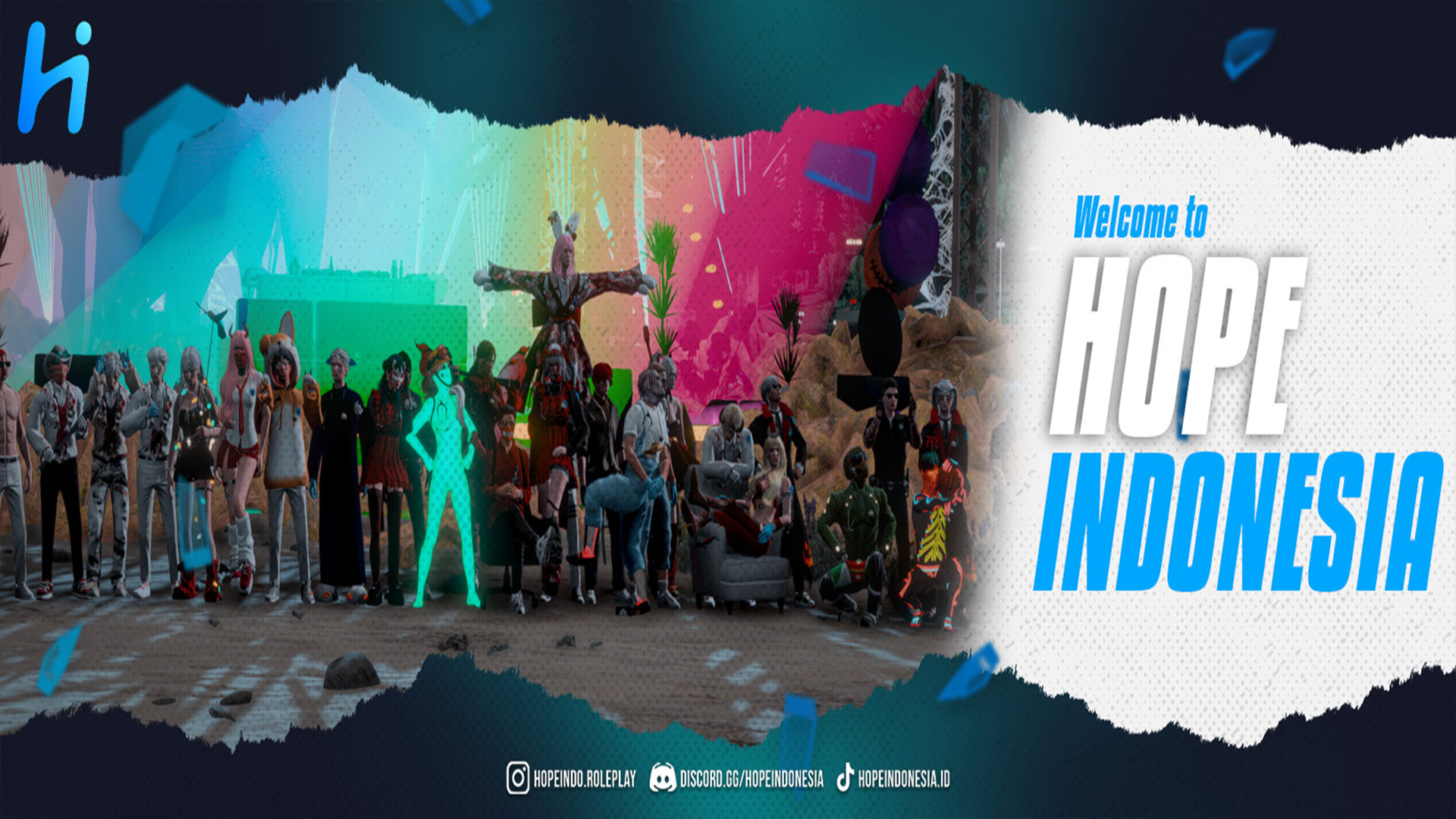 Discovery splash banner for HOPE INDONESIA Discord server