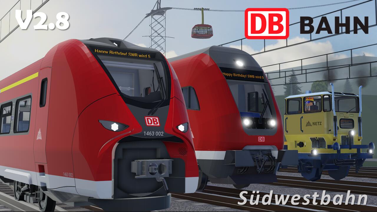 Discovery splash banner for Südwestbahn Discord server