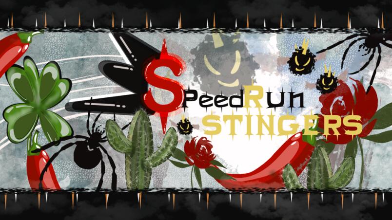 Discovery splash banner for Speedrun Stingers Discord server