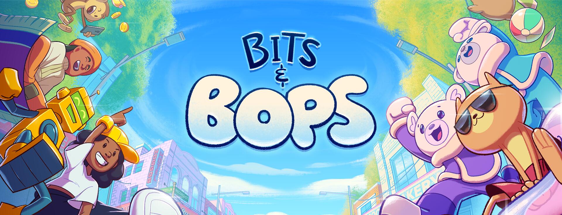 Discovery splash banner for Bits & Bops Discord server